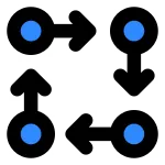 Endpoint Displacement SVG Icon